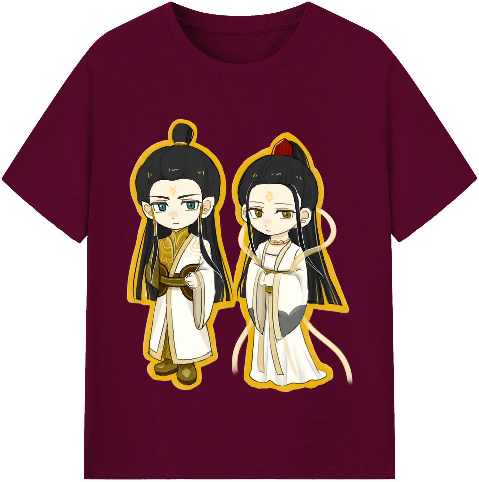 （画像用） Ne Zha 2 ナタ 魔童の大暴れ レディースカジュアルプリントTシャツ（綿100％）